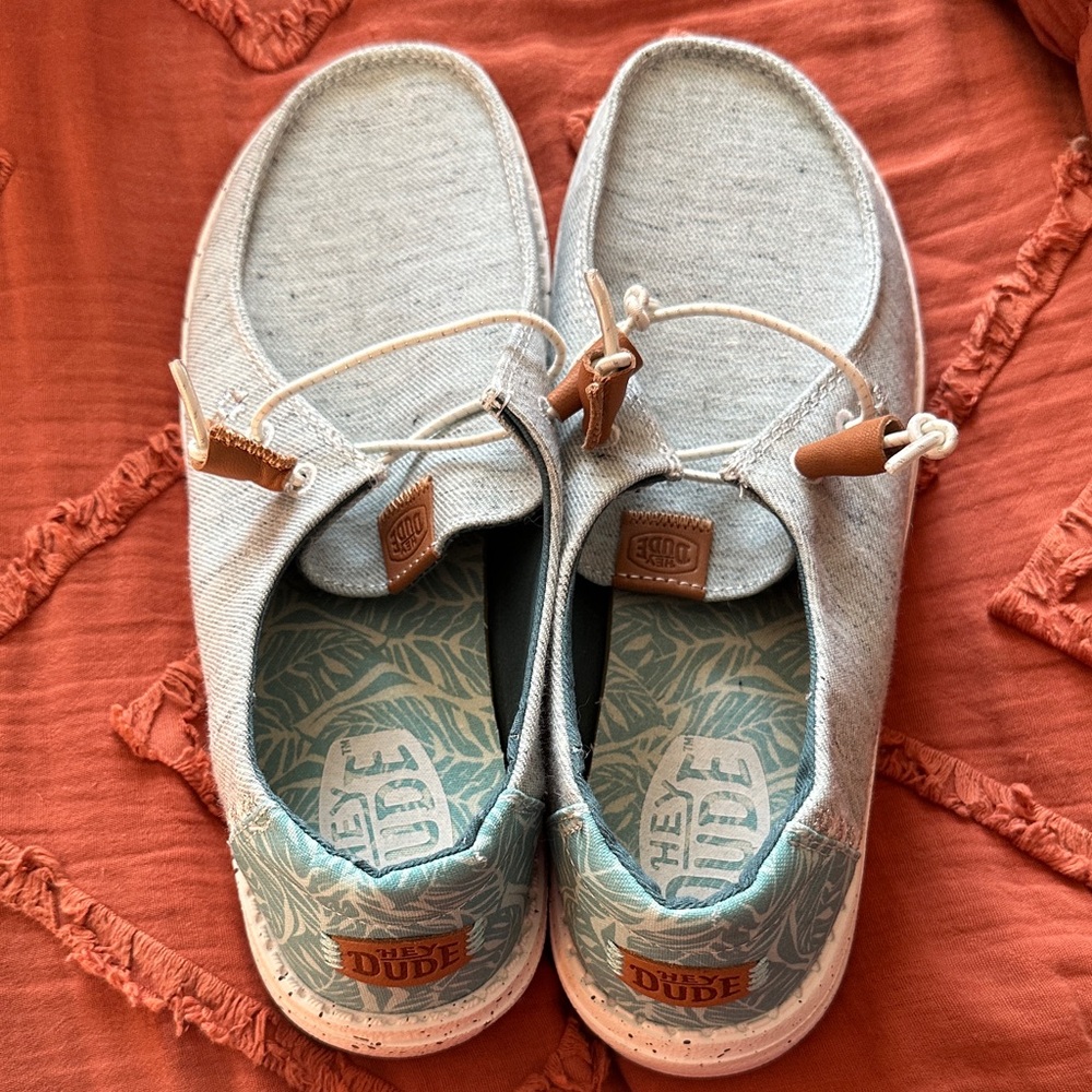 Hey Dude Women's Wendy Heathered Tropical Blue shoes
